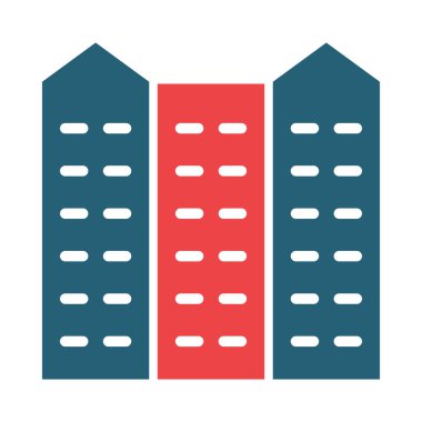 Kişisel ve ticari kullanım için Şehir Vektörü Sembolü İki Renk Simgesi