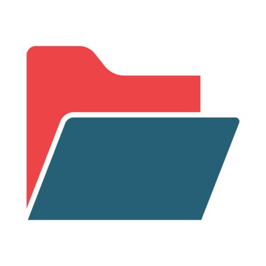 Kişisel ve Ticari Kullanım İçin Dizin Vektörü Kabartma İki Renk Simgesi