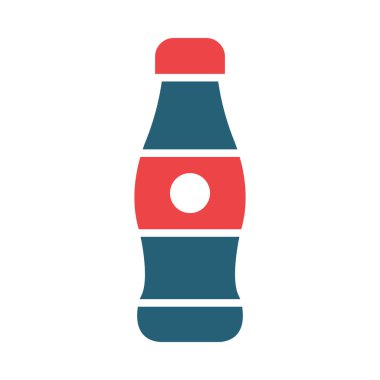 Kişisel ve ticari kullanım için Kola Vektörü Kabartması İki Renk Simgesi