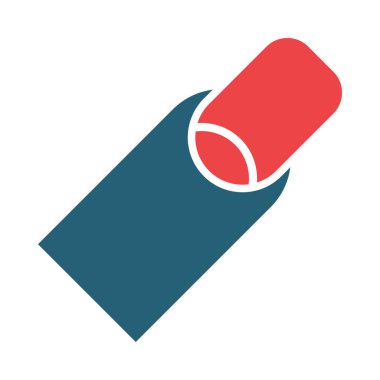 Kişisel ve ticari kullanım için Tırnak Vektörü Kabartma İki Renk Simgesi