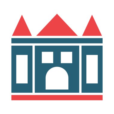 Misafir Evi Vekil Sembolü Kişisel ve Ticari Kullanım İçin İki Renk Simgesi