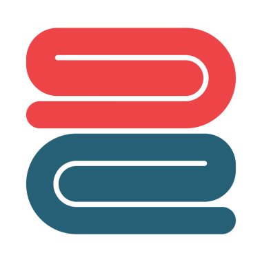 Kişisel ve ticari kullanım için Battaniye Vektörü Kabartması İki Renk Simgesi