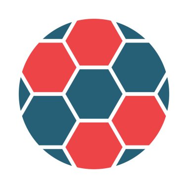 Kişisel ve ticari kullanım için Futbol Vektörü Sembolü İki Renk Simgesi