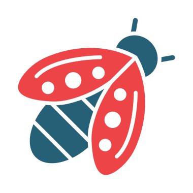 Kişisel ve ticari kullanım için Arı Vektörü Kabartması İki Renk Simgesi