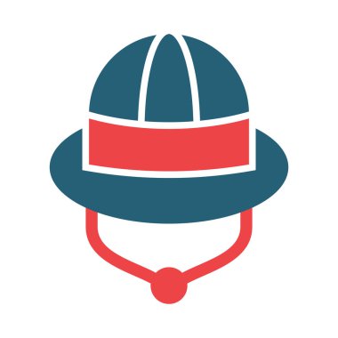 Kişisel ve ticari kullanım için Explorer Şapka Vektör Sembolü İki Renk Simgesi