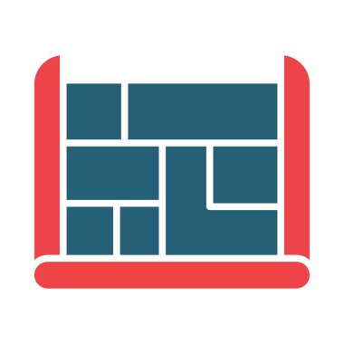 Kişisel ve Ticari Kullanım İçin İki Renk Simgesi Tasarım Vektörü