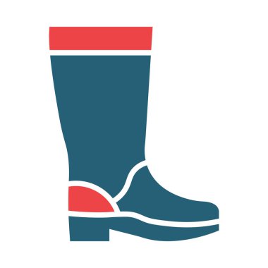 Kişisel ve ticari kullanım için Bot Vektörü Kabartması İki Renk Simgesi