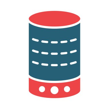 Kişisel ve ticari kullanım için Akıllı Sözcü Vektör Sembolü İki Renk Simgesi