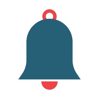 Kişisel ve Ticari Kullanım İçin Bildirimler Vektör Sembolü İki Renk Simgesi