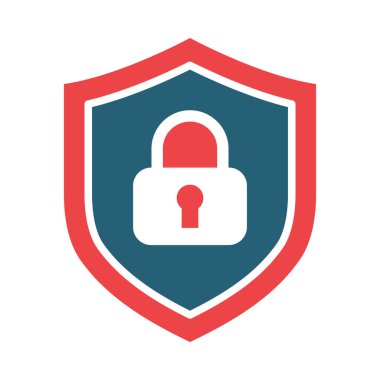 Kişisel ve Ticari Kullanım İçin Güvenli Vektör Kabartması İki Renk Simgesi