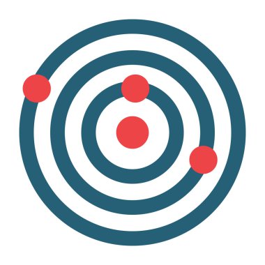 Kişisel ve ticari kullanım için Uzay Vektörü Kabartması İki Renk Simgesi