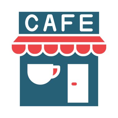 Kişisel ve ticari kullanım için Fabrika Vektörü Kabartması İki Renk Simgesi