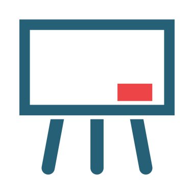 Kişisel ve ticari kullanım için Chalkboard Vektör Sembolü İki Renk Simgesi