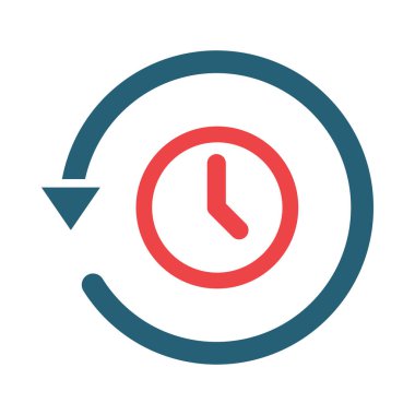 Kişisel ve ticari kullanım için Tarih Vektörü Kabartması İki Renk Simgesi