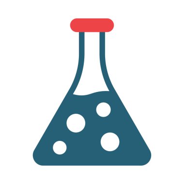 Kişisel ve ticari kullanım için Kimyasal Vektör Sembolleri İki Renk Simgesi