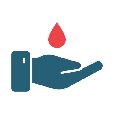 Kişisel ve Ticari Kullanım İçin Nemlendirici Vektör Kabartması İki Renk Simgesi