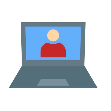 Kişisel ve Ticari Kullanım İçin Çevrimiçi Sınıf Vektör Düz Simgesi