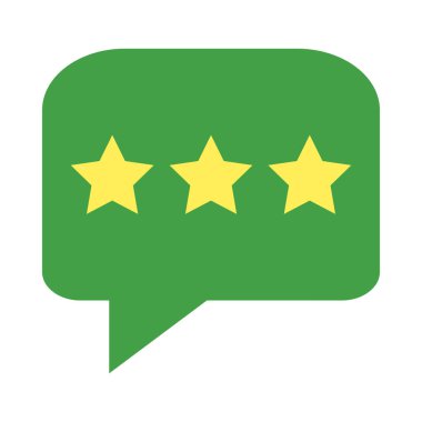 Kişisel ve Ticari Kullanım için Geri besleme Vektörü Düz Simgesi