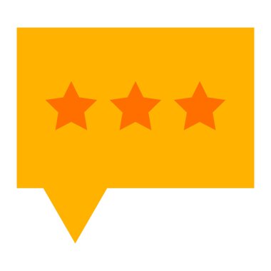 Kişisel ve Ticari Kullanım için Geri besleme Vektörü Düz Simgesi