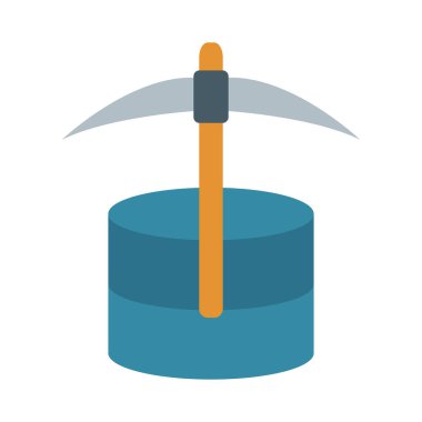 Kişisel ve Ticari Kullanım İçin Veri Madenciliği Düz Simgesi