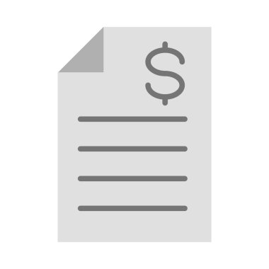 Kişisel ve Ticari Kullanım İçin Finansal Bilgi Vektörü Düz Simgesi