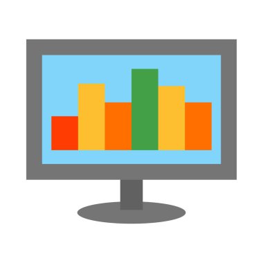Kişisel ve ticari kullanım için Web Trafik Vektörü Düz Simgesi