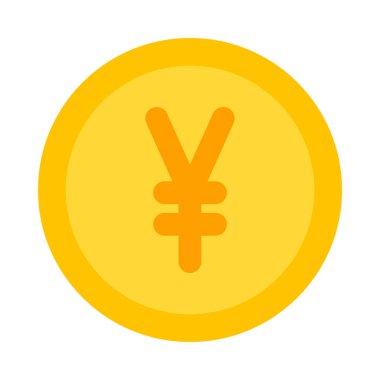 Kişisel ve ticari kullanım için Yen Vektör Düz Simgesi