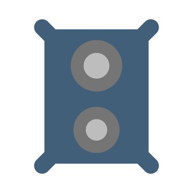 Kişisel ve Ticari Kullanım için Sözcü Vektörü Düz Simgesi