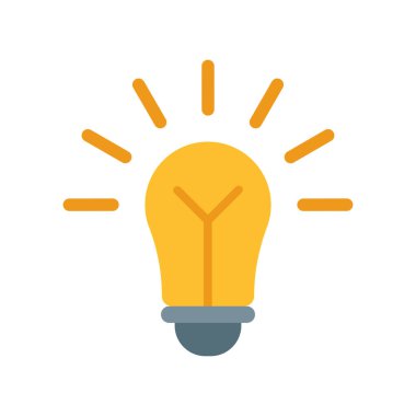 Kişisel ve ticari kullanım için ilham Vektörü Düz Simgesi