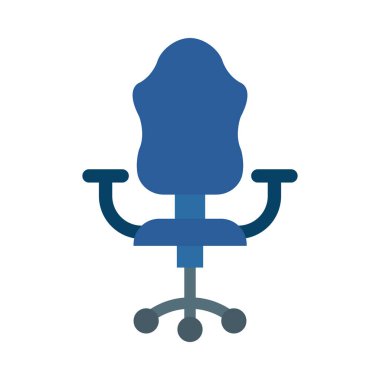 Kişisel ve Ticari Kullanım için Ofis Başkanı Vektör Düz Simgesi