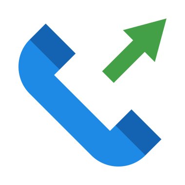 Kişisel ve Ticari Kullanım İçin Giden Vektör Düz Simgesi