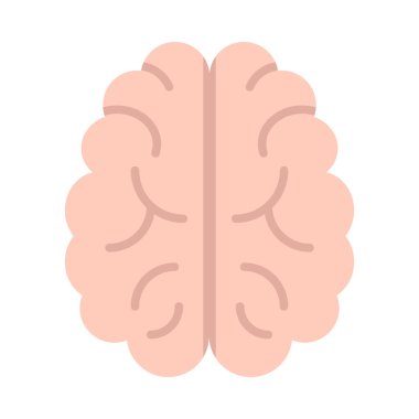 Kişisel ve Ticari Kullanım İçin Nöroloji Vektörü Düz Simgesi