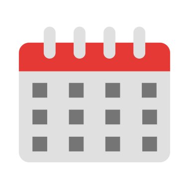 Kişisel ve ticari kullanım için Vektör Düz Simgesi Zamanlaması