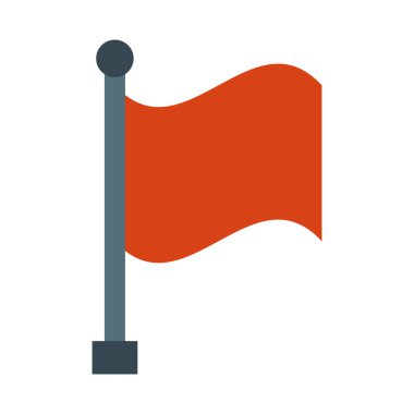 Kişisel ve Ticari Kullanım için İşaretli Vektör Düz Simgesi