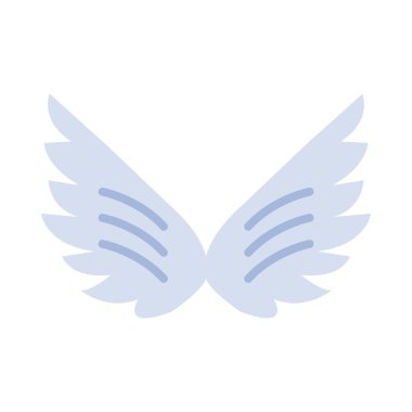 Kişisel ve ticari kullanım için Kanat Vektörü Düz Simgesi