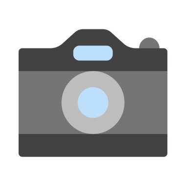 Kişisel ve Ticari Kullanım için Kamera Vektörü Düz Simgesi