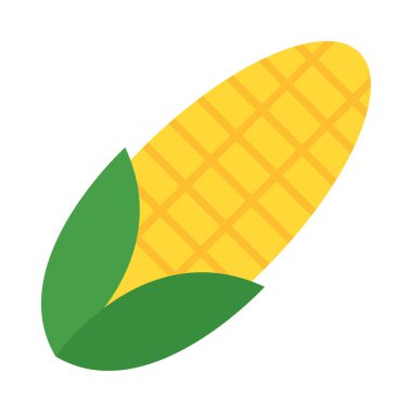 Kişisel ve Ticari Kullanım İçin Mısır Vektörü Düz Simgesi