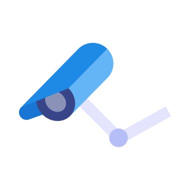 Kişisel ve ticari kullanım için CCCTV Vektör Düz Simgesi