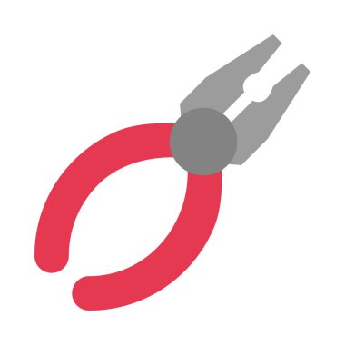 Kişisel ve Ticari Kullanım İçin Pense Vektörü Düz Simgesi