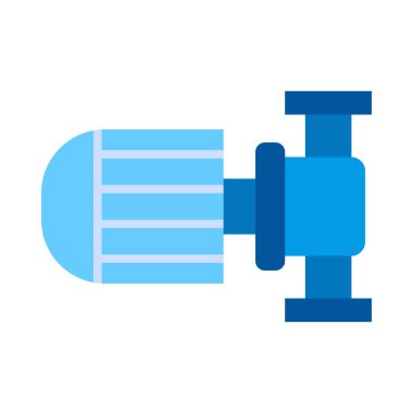 Kişisel ve Ticari Kullanım için Pompa Vektörü Düz Simgesi