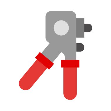 Kişisel ve Ticari Kullanım İçin Perçin Vektör Düz Simgesi