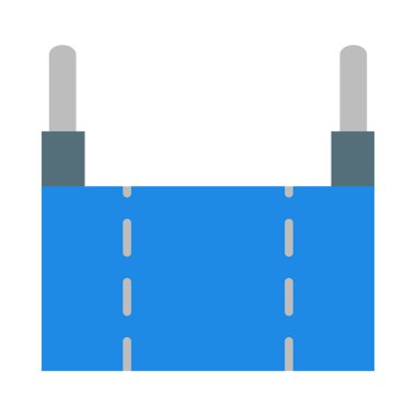 Kişisel ve Ticari Kullanım İçin Kapasitör Vektör Düz Simgesi