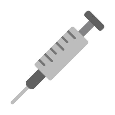 Kişisel ve ticari kullanım için Enjeksiyon Vektörü Düz Simgesi