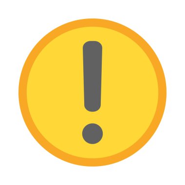 Kişisel ve Ticari Kullanım İçin Tehlike Vektörü Düz Simgesi