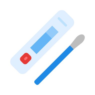 Kişisel ve ticari kullanım için Hızlı Test Vektörü Düz Simgesi