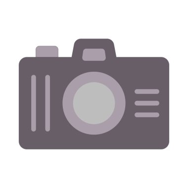 Kişisel ve Ticari Kullanım için Kamera Vektörü Düz Simgesi