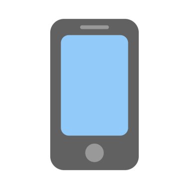 Kişisel ve Ticari Kullanım İçin Akıllı Telefon Vektörü Düz Simgesi