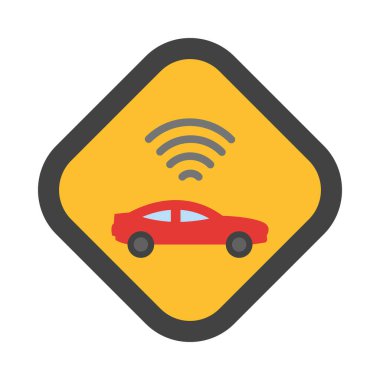 Kişisel ve Ticari Kullanım için Radar Vektörü Düz Simgesi