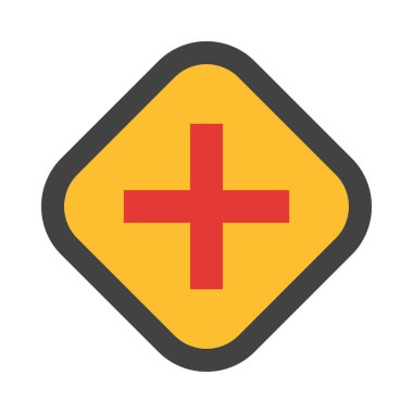 Kişisel ve Ticari Kullanım İçin Crossways İmza Düz Simgesi