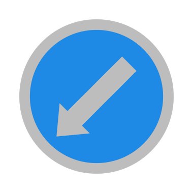 Kişisel ve ticari kullanım için Sağ Vektör Düz Simgesini koru